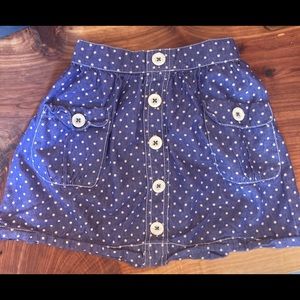 Mini Boden Polka Dot Skirt with Pockets